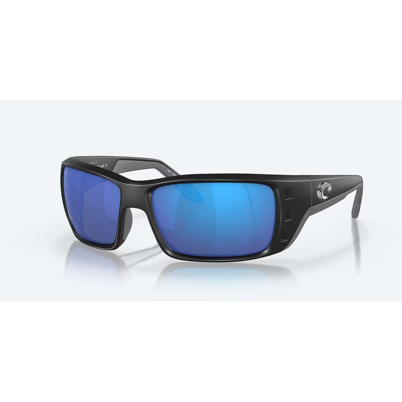 PERMIT COSTA SUNGLASSES|Matte Black|Green Mirror Glass|Blue Mirror Glass