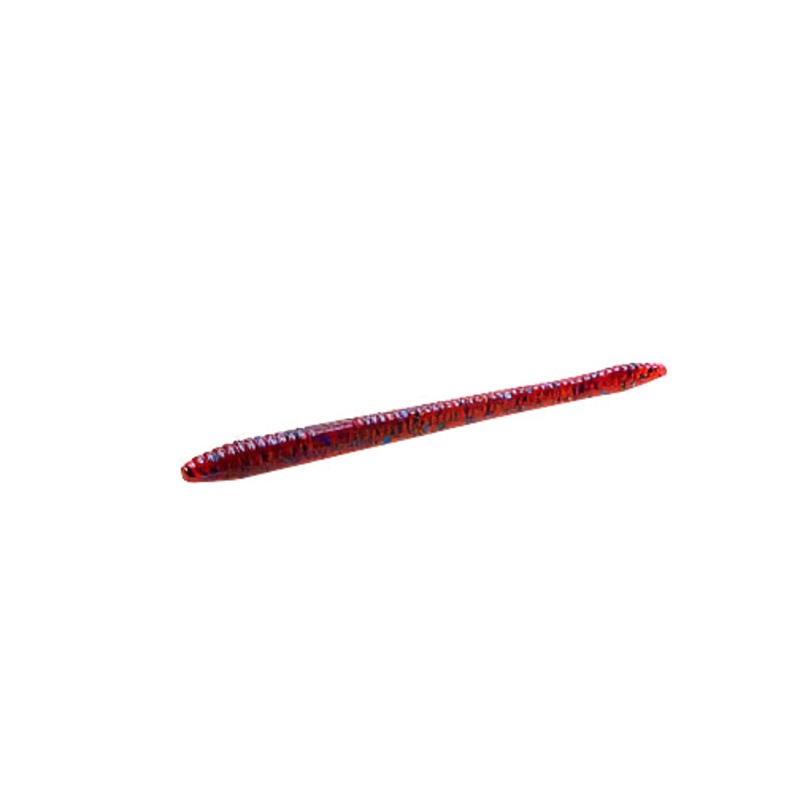 Zoom Finesse Worm 4.5 20 pk|Gooseberry|Plum|Chartreuse Pumpkin|Pumpkin|Cotton Candy|Red Shad|Sand|Watermelon Chartreuse|Tomato Seed|Baby Bass|Junebug  Chartreuse|Black Grape|Green Pumpkin Red|Watermelon Red Chartreuse|Red Bug Shad|Watermelon Magic|Green P