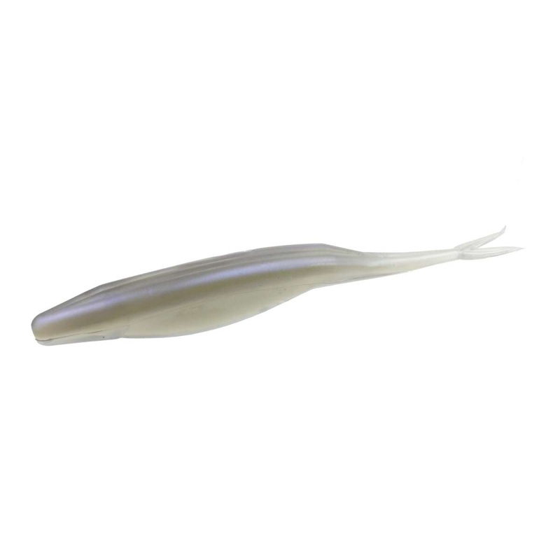 Zoom 7 Mag Salty Super Fluke|Albino|Arkansas Shiner|White Ice|Smokin Shad|Crazy Chrome|Sexy Shad|White Pearl|Rainbow Trout|Green Albino|Disco Violet|Glimmer Blue|Bluegill|Baby Bass|Lavender Shad