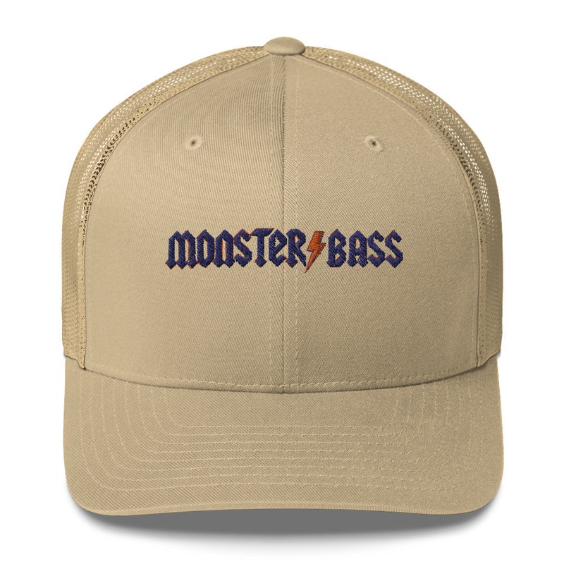 MONSTER/BASS Hat|Khaki|White
