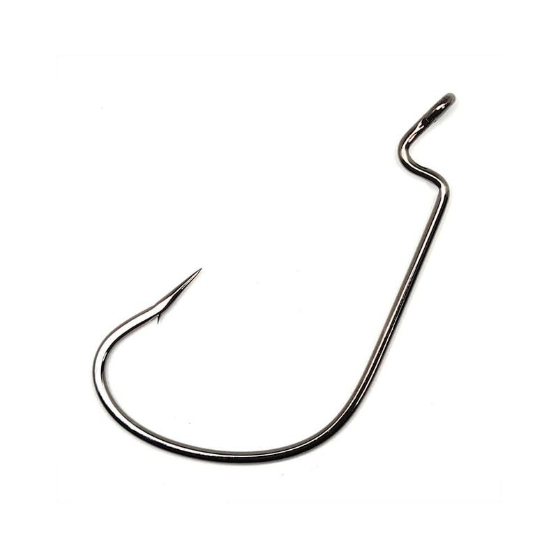 Gamakatsu G-Lock Worm Hook|4 (6pk)|2 (6pk)|1 (6pk)|1/0 (6pk)|2/0 (6pk)|3/0 (5pk)|4/0 (5pk)|5/0 (5pk)|NS Black