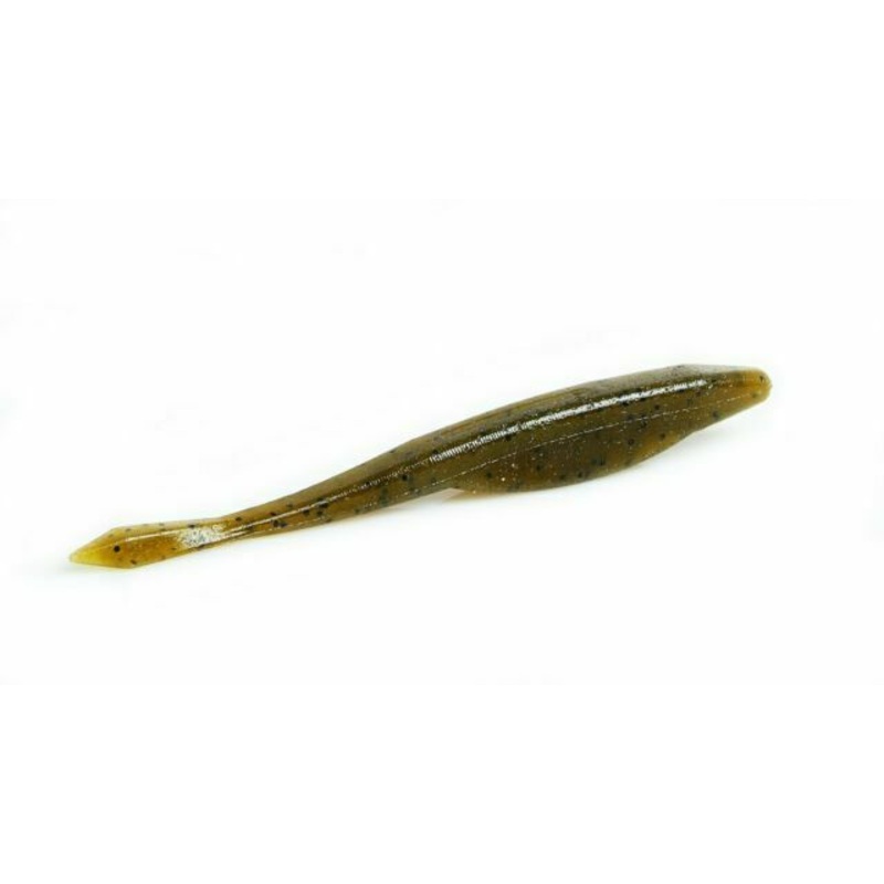 Yamamoto D Shad|Watermelon / Black & Red Flk|Green Pumpkin Black|Pearl White|Olive Shad|Smoke Shad