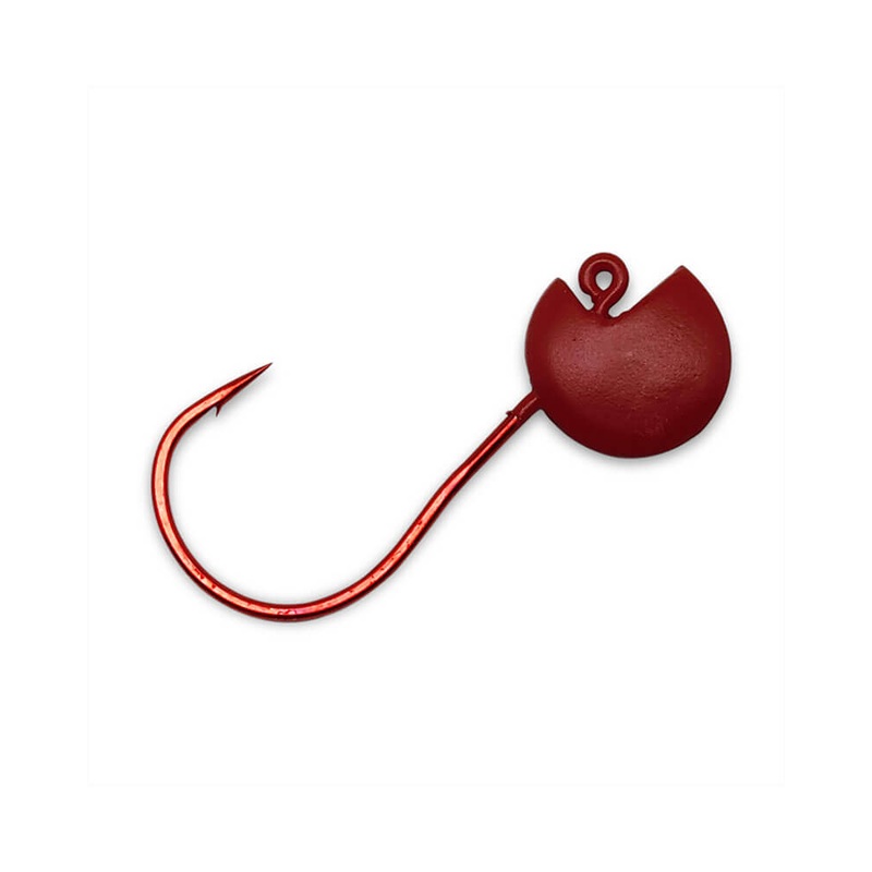 Gamakatsu Wacky Head|2 (1/16oz / 4pk)|Red