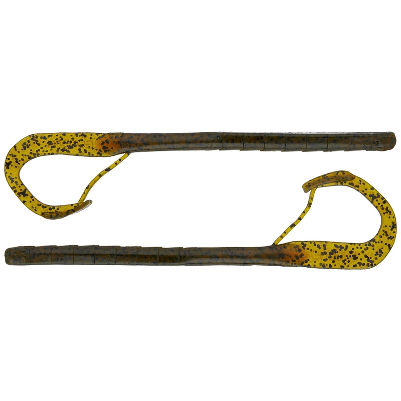 Googan Mondo Worm 7.25|Green Pumpkin|Natural|Watermelon Red