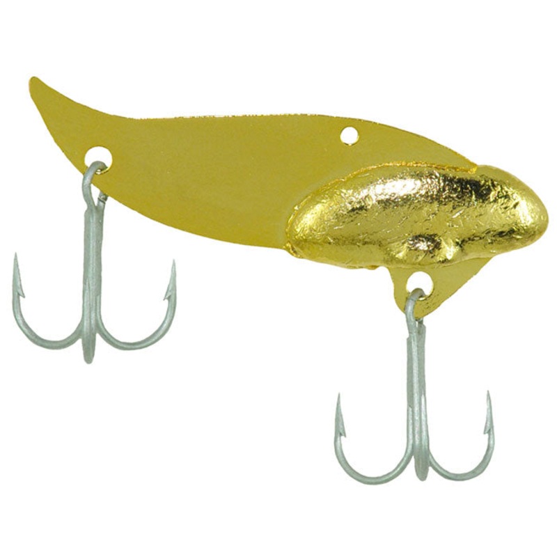 Silver Buddy Blade Bait|1/4oz 1.5″|1/2oz 2″|3/4oz 2.5″|1oz 3″|Chrome|Gold|Stainless Silver