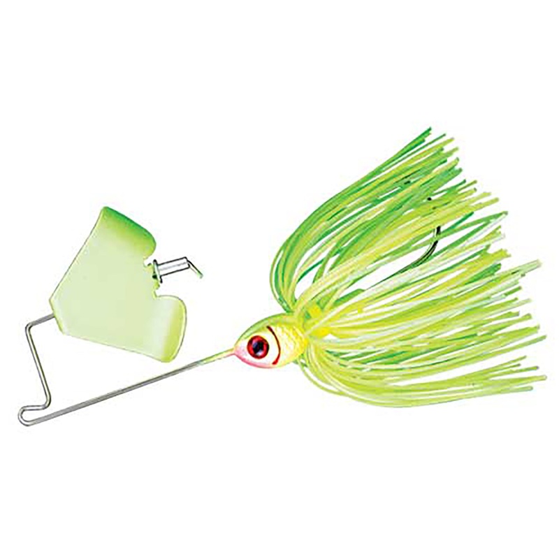 Booyah Pond Magic Buzzbait|1/8 oz|Limetreuse|Shad|Red Ant|Firebug|Grasshopper|Firefly|Citrus Shad