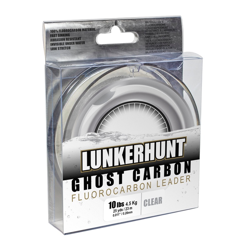Ghost Carbon|Clear|8lbs / 25 Yards|10lbs / 25 Yards|15lbs / 25 Yards|20lbs / 25 Yards|50lbs / 25 Yards