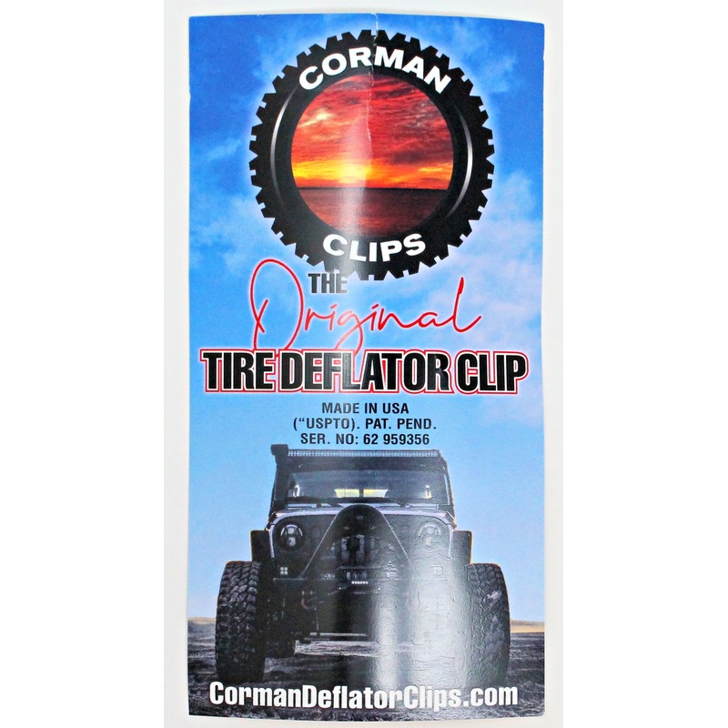 Corman Clips – The Original Tire Deflator Clips