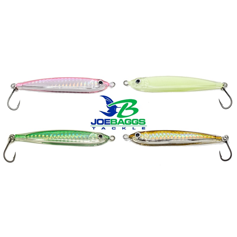 JoeBaggs Resin Jig|1/2 oz|3/4 oz|1 oz|1 1/2 oz|2 oz|Bone|Olive|Pink|Green|Albie Smack