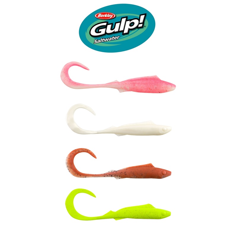 Berkley Gulp! Nemesis|White|Chartreuse|Nuclear Chicken|Pink Shine|New Penny