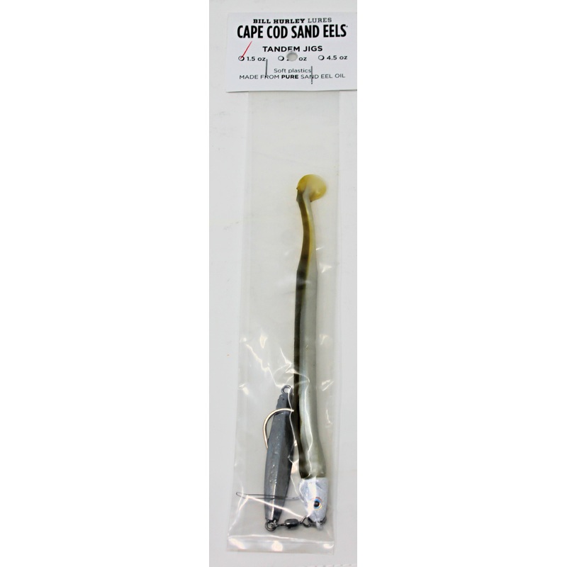 Bill Hurley Cape Cod Sand Eels – AVA Tandem Jig Paddletail Sand Eel