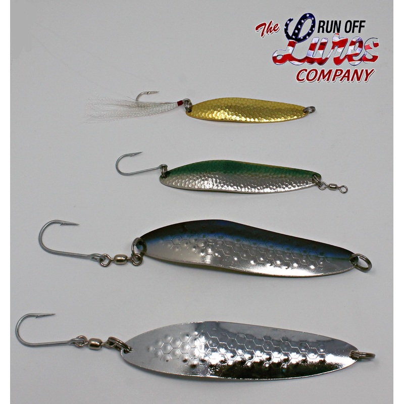 Run Off Lures – Solid Brass Spoons