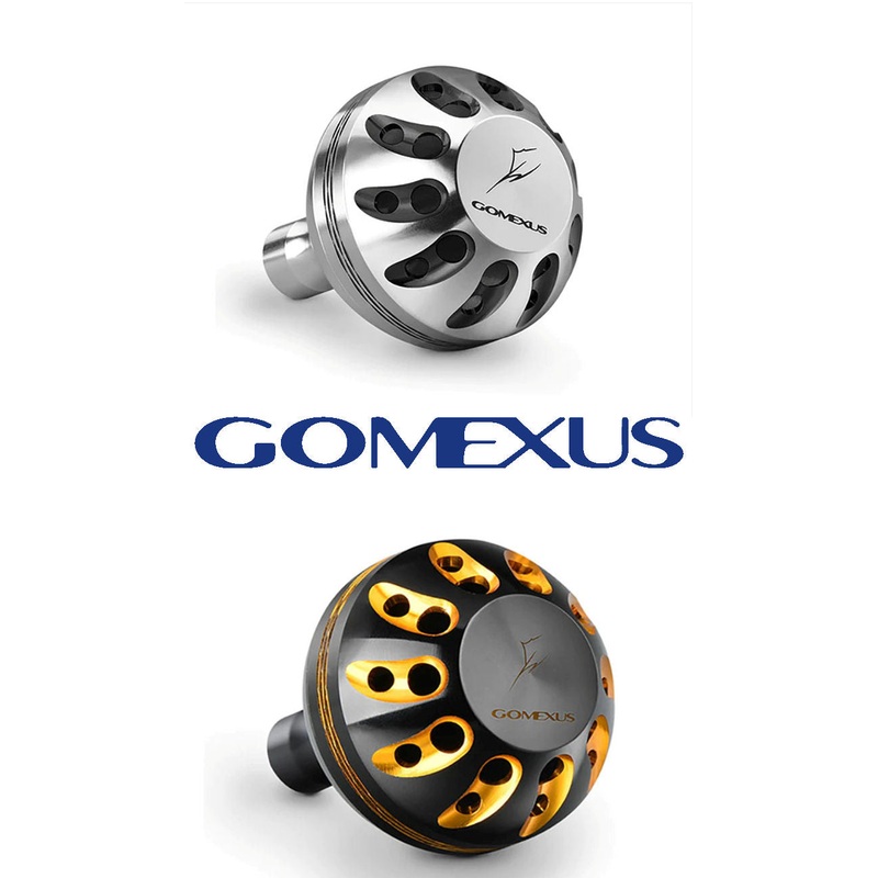 Gomexus Aluminum Power Knob|32 MM|35 MM|38 MM|Silver/Black|Black/Gold|Black/Black