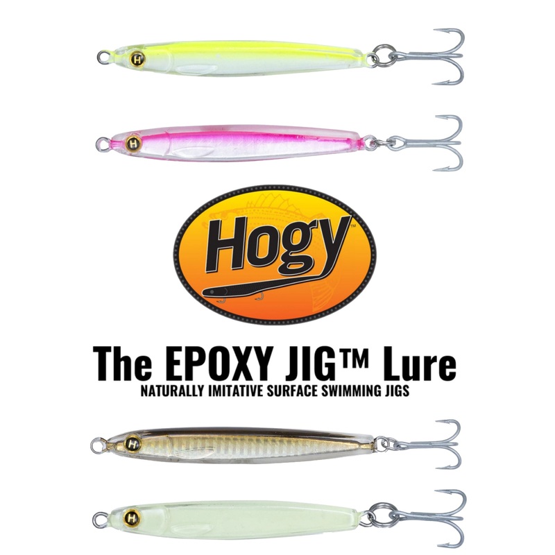 Hogy Epoxy Jig|3/8OZ (2.5INCH)|5/8OZ (3INCH)|7/8OZ (3.5INCH)|1.25OZ (4INCH)|2OZ (4.5INCH)|Albie Crack|Anchovy|Bone(Glow)|Green|Olive|Peanut Bunker|Pink|Rainbait|Silverside