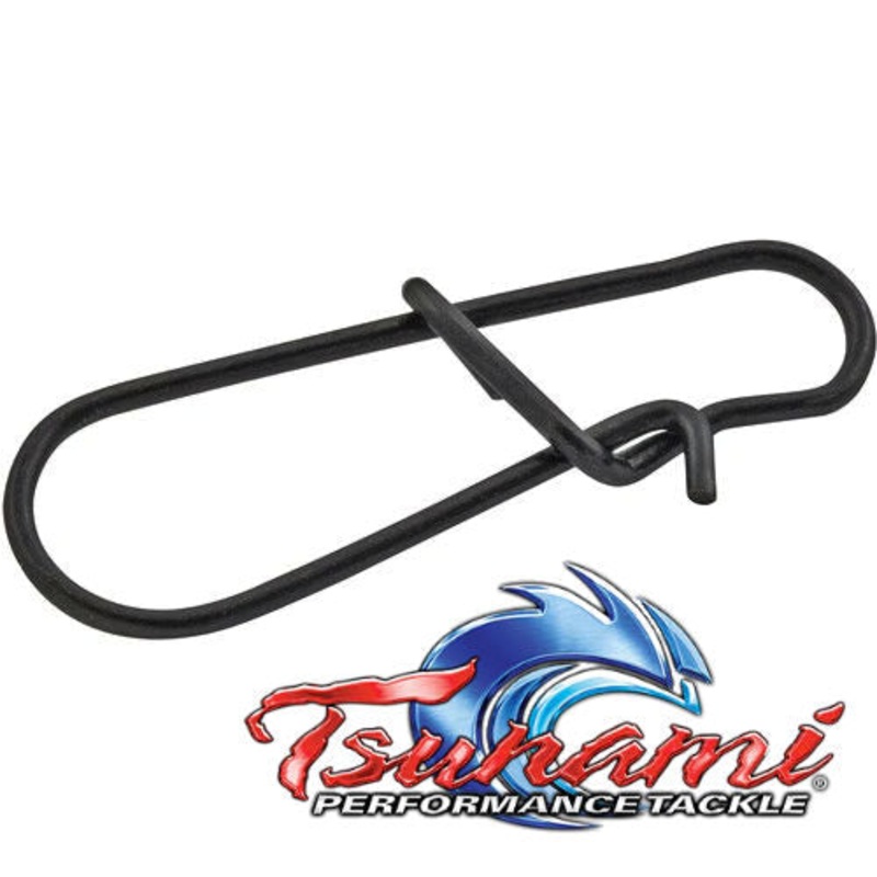 Tsunami SS Round Bend Snap|TRBS-2-50 (25 lb – 50 pack)|TRBS-3-50 (40 lb – 50 pack)|TRBS-4-20 (50 lb – 20 pack)|TRBS-5-20 (75 lb – 20 pack)|TRBS-6-10 (90 lb – 10 pack)