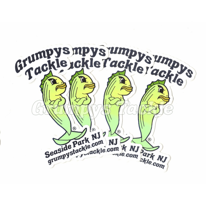 Grumpys Tackle Die Cut Logo Decal