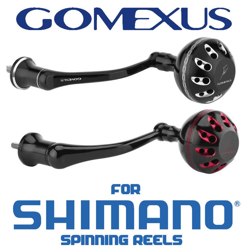 Gomexus Plug&Play Aluminum Power Handle for Shimano Spinning Reels MJ63
