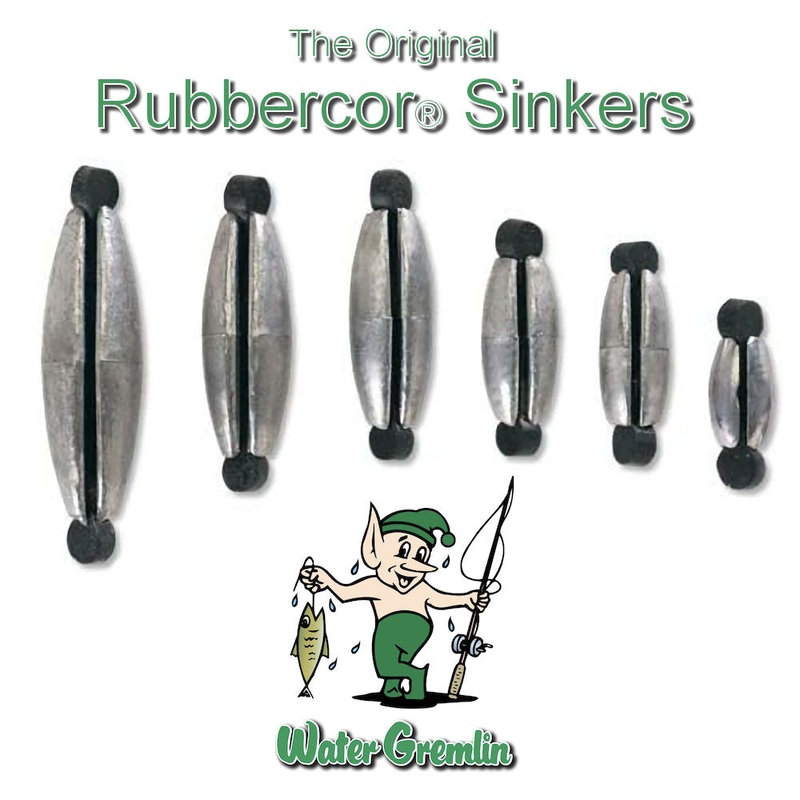 Water Gremlin Original Rubbercor Sinkers
