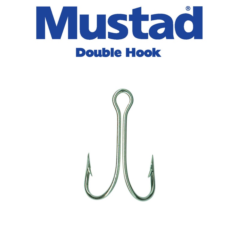 Mustad Double Hook|7825-NI-4-100 / Hook Size: 4 / Pack Qty: 100|7825-NI-2-100 / Hook Size: 2 / Pack Qty: 100|7825-NI-1-100 / Hook Size: 1 / Pack Qty: 100|7825-NI-1/0-100 / Hook Size: 1/0 / Pack Qty: 100|7825-NI-2/0-100 / Hook Size: 2/0 / Pack Qty: 100|782