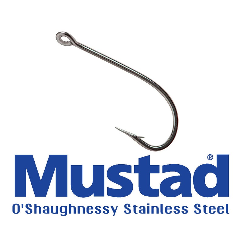 Mustad O’Shaughnessy Hook – Stainless Steel