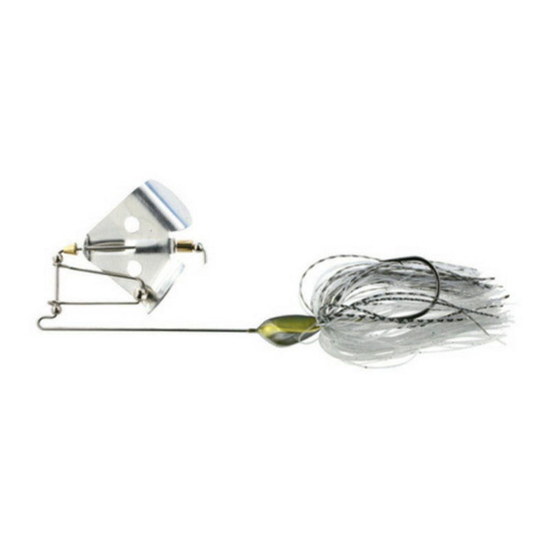 Damiki Noisy M.T.B. Buzzbaits|1/2|Natural Shad|White Chartreuse|Black / Red|Black / Blue