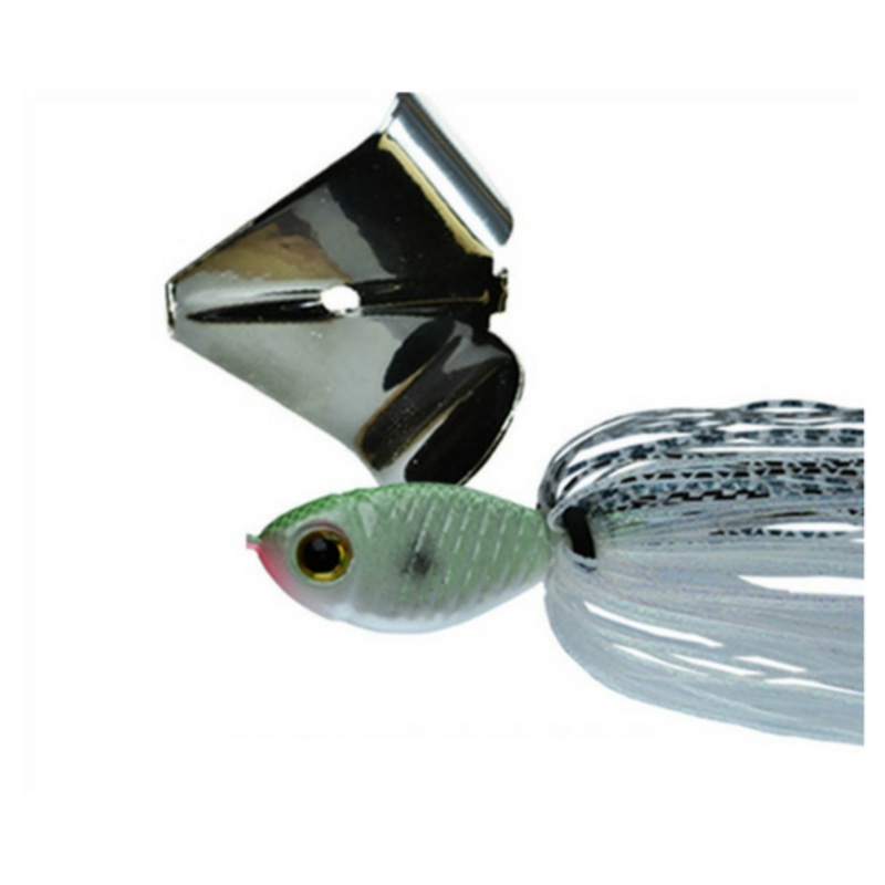 Picasso Din-R-Bell Buzzbaits|1/2|Black w/ Red Blade|Chartreuse w/ Black Blade|Gizzard Shad w/ Black Blade|Black w/ Black Blade