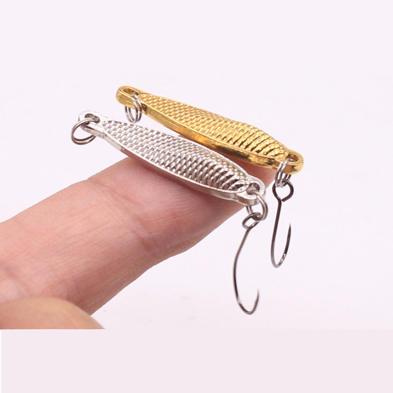 4 Pcs/lot Fishing Small Metal Spoon Tolling Lure Baits