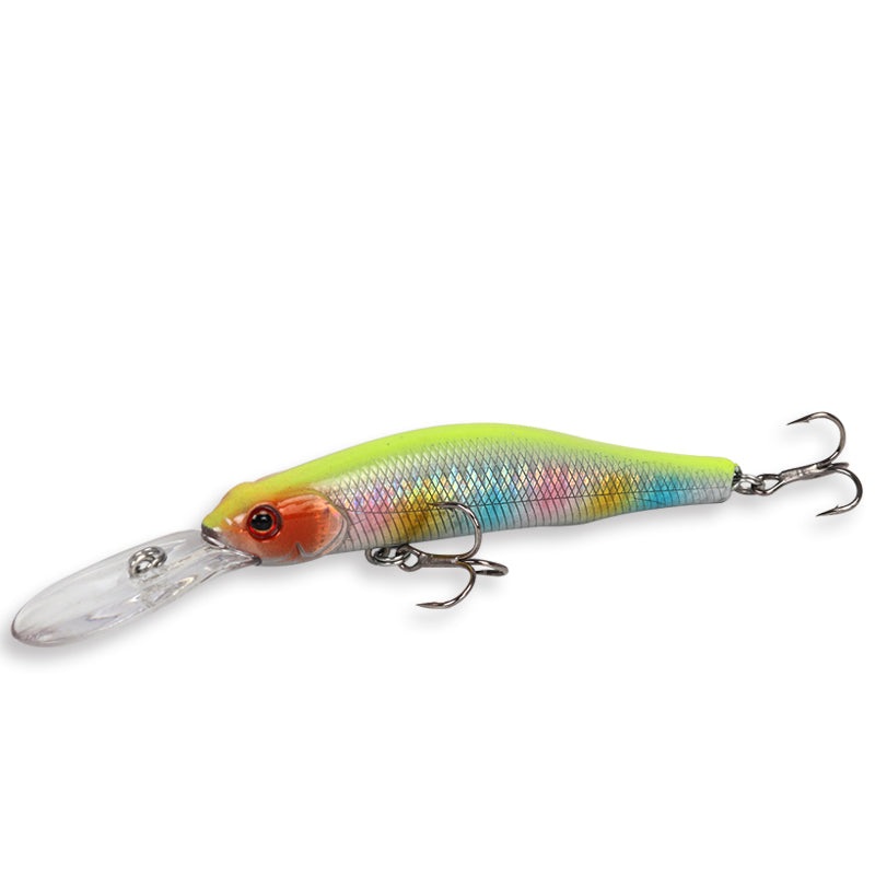 Basstrike Crystal Minnow|Rainbow|Pink Silver|Yellow Perch|Black Ayu|Blue Silver