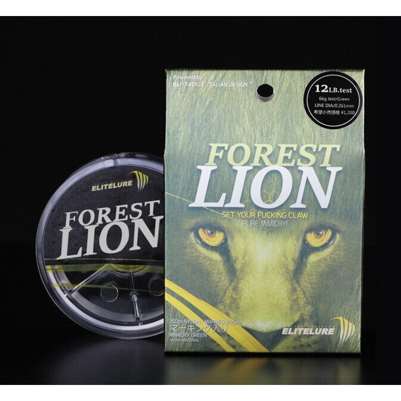Elitelure Forest Lion Extraordinary Abrasion Resistance Nylon Fishing Line