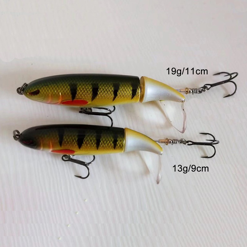 Basstrike Terminator Rattling Whopper Plopper with VMC Hooks