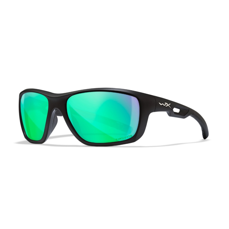 ASPECT – GREEN MIRROR LENS/MATTE BLACK FRAME – POLARIZED