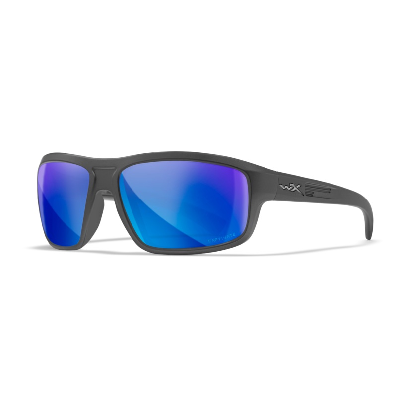 CONTEND – BLUE MIRROR LENS/MATTE GRAPHITE FRAME – POLARIZED