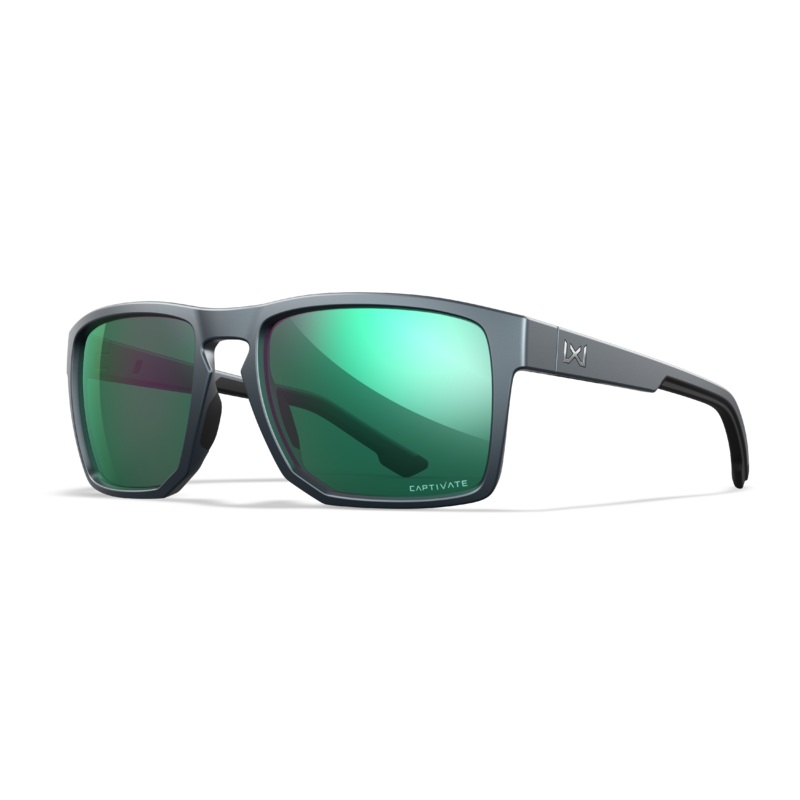 FOUNDER – GREEN MIRROR LENS/MATTE GRAPHITE FRAME – POLARIZED