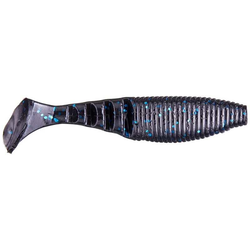 Paddle Tail Zako|Black with Large Blue Flake|Green Pumpkin with Black Flake|Sexy Shad|Chartreuse/Electric Blue|Chartreuse Shad Laminate|Electric Shad|Green Pumpkin/Black White|Sight Flash|4″|6 Pack