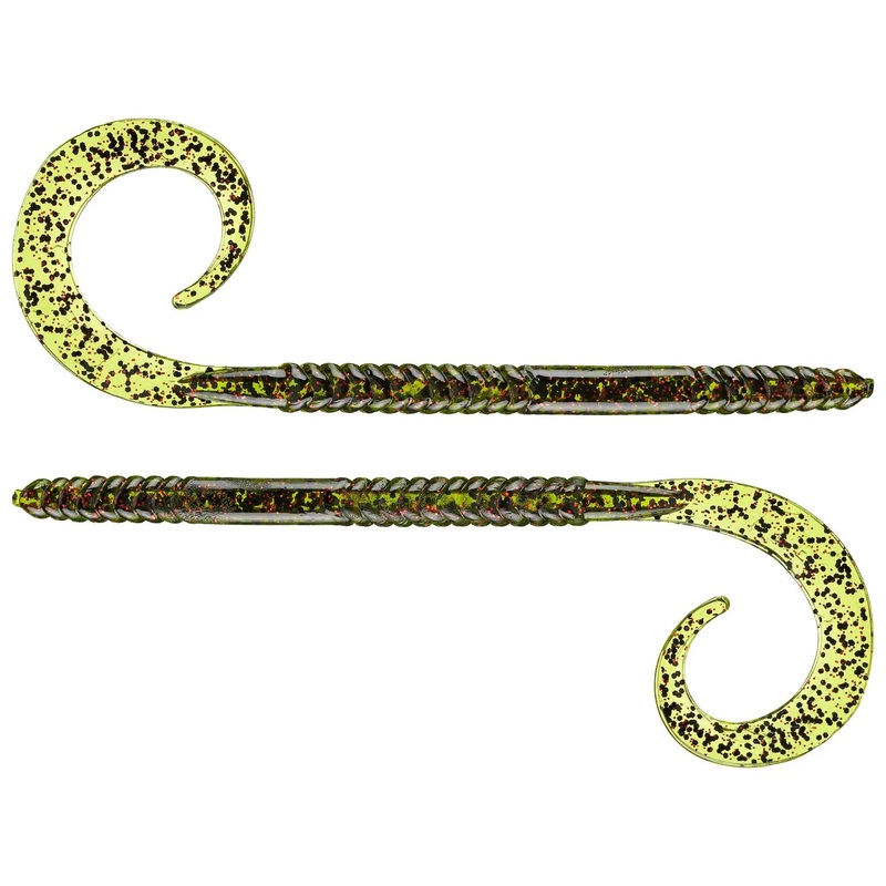 Ribbon Tail Worm|Watermelon Red|Green Pumpkin|Shadow Blue Glitter|Red Bug|X-Mas|Emerald Blue|June Bug|10″|10 Pack