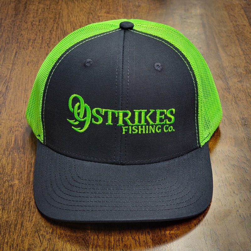99 Strikes Neon Yellow Green Snapback Hat