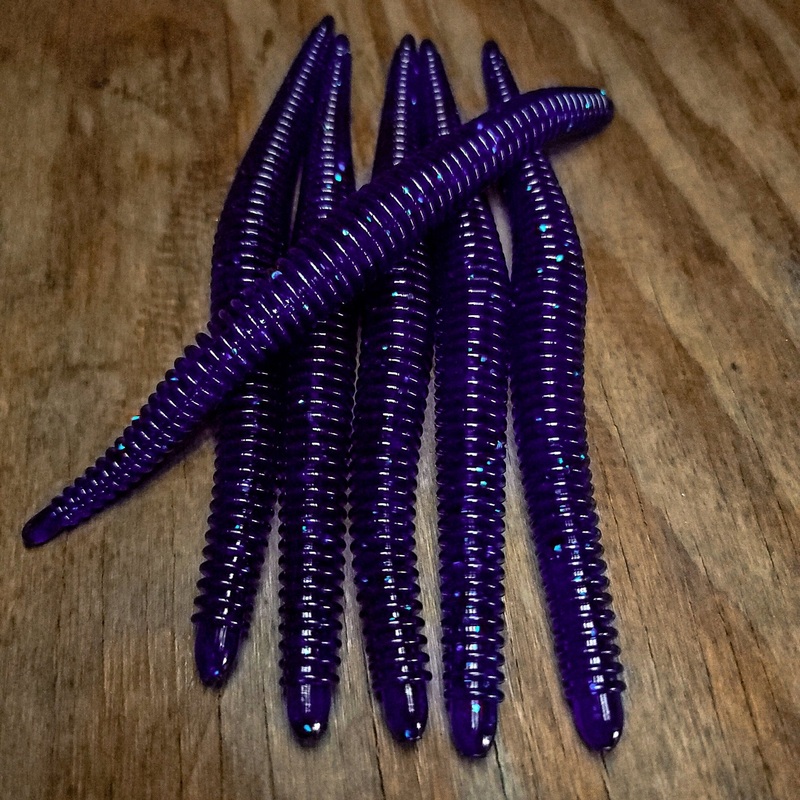 Junebug 6 Ribbed Worm (6pk)