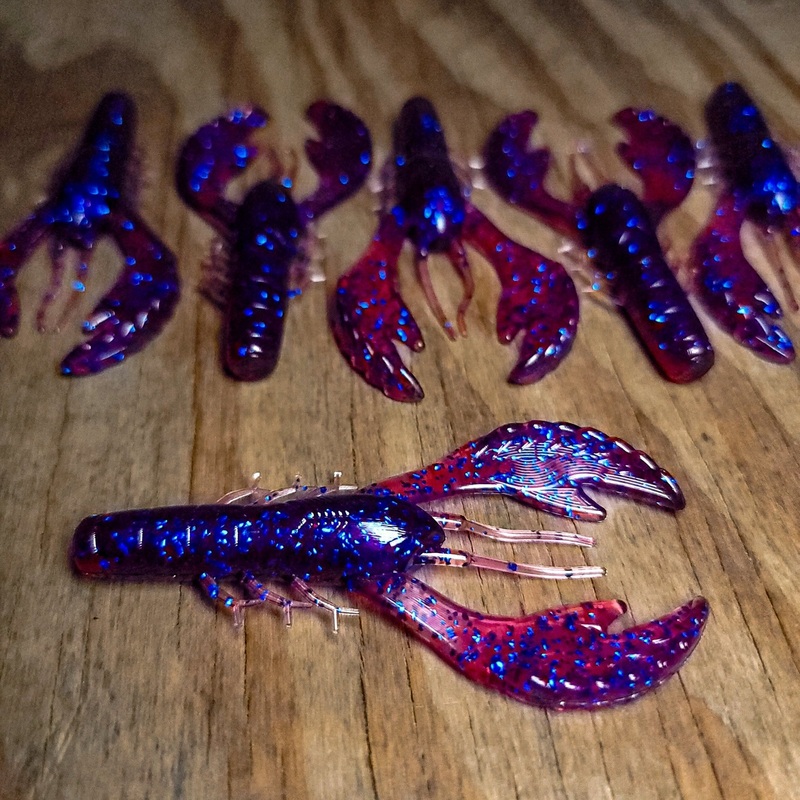 Plum Crazy 3.4 Craws (6pk)