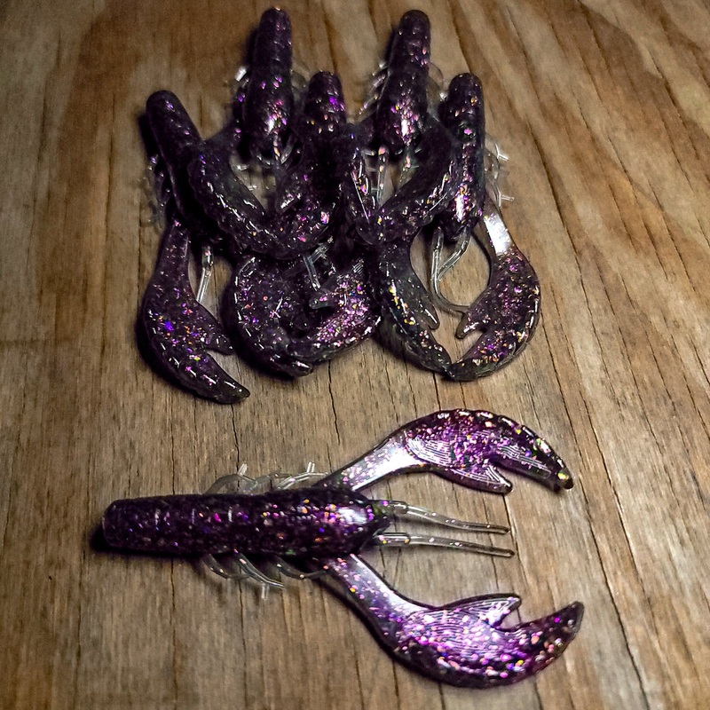 VooDoo Purple Hex 3.4 Craw Premium Series (6pk)