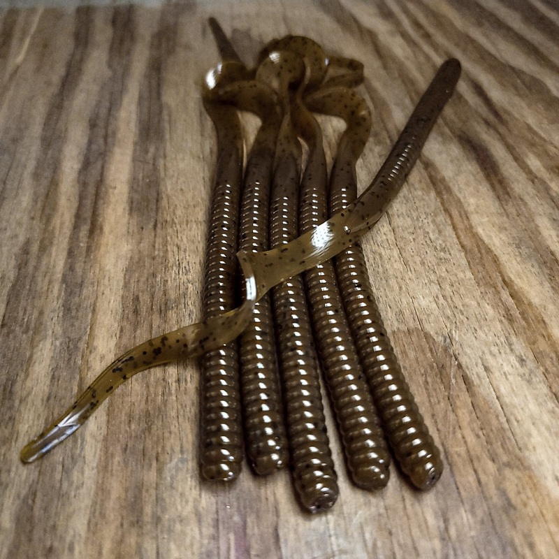 Shadow Pumpkin 10 Ribbon Tail Worm (6pk)