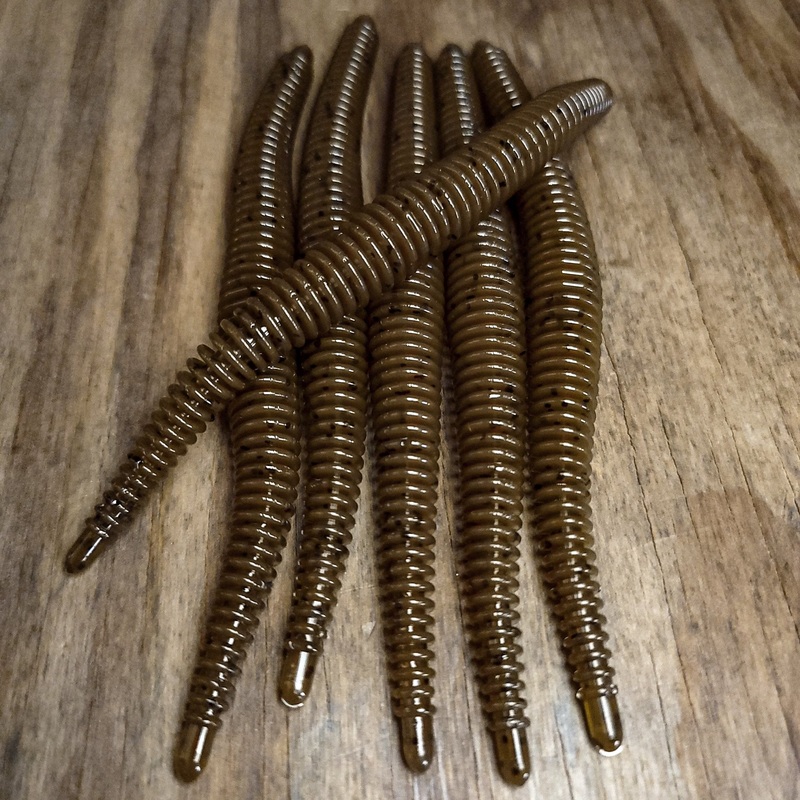 Shadow Pumpkin 6 Ribbed Worm (6pk)