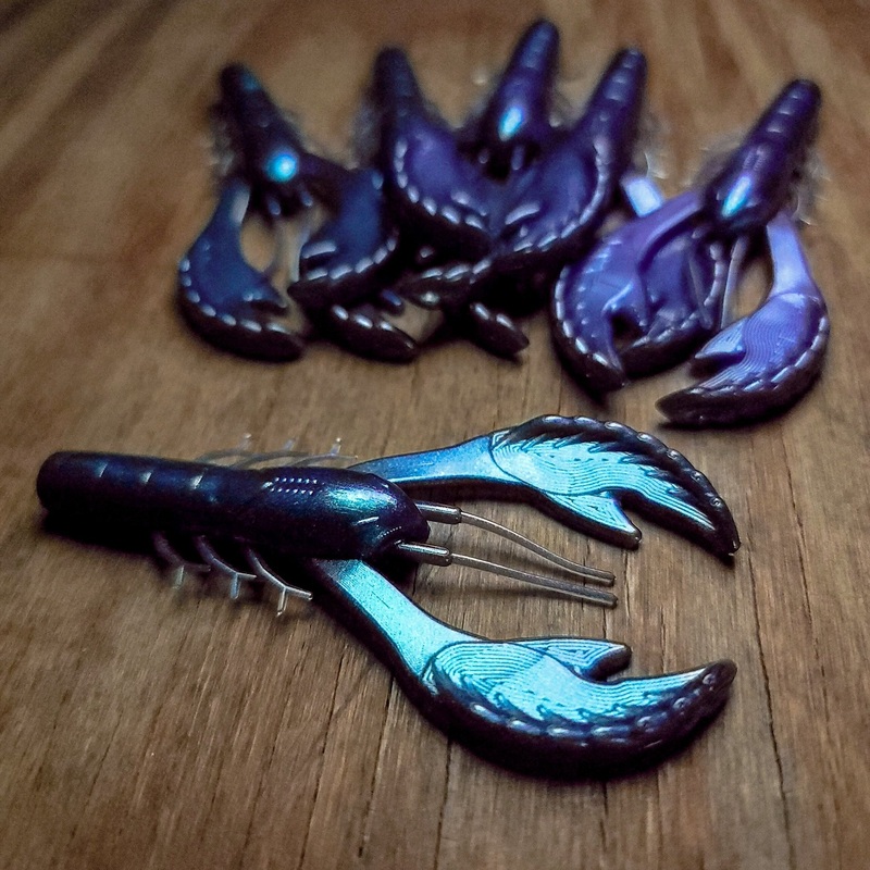VooDoo Riddler Color Shifting 3.4 Craws (6pk)
