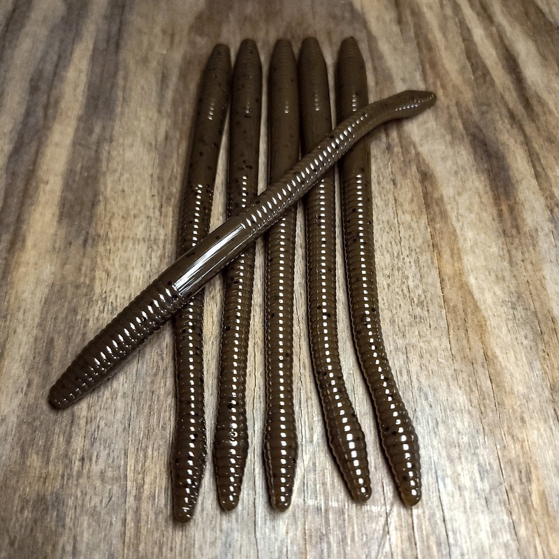 Shadow Pumpkin 6.25 Diamond Tail Worm (6pk)