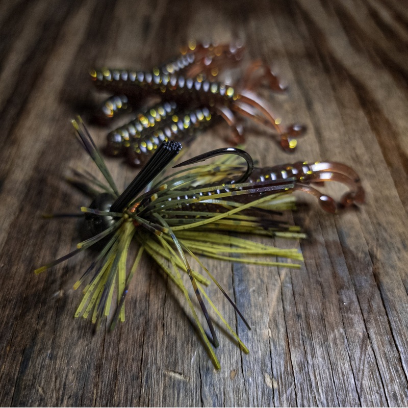 Bruised Banana Finesse Cut Stand-up Football Jig w/ Matching Nemesis Neds