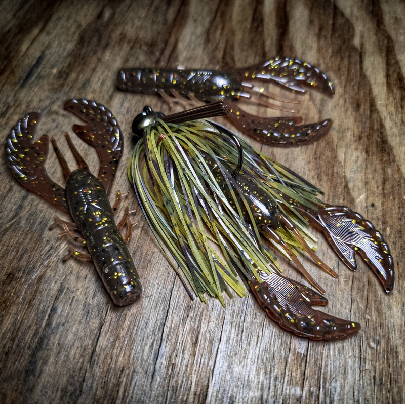 Bruised Banana Stand-up Football Jig w/ Matching Craws