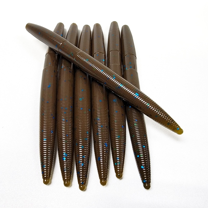 Shadow Pumpkin Blue 5 Stick Worm (7pk)