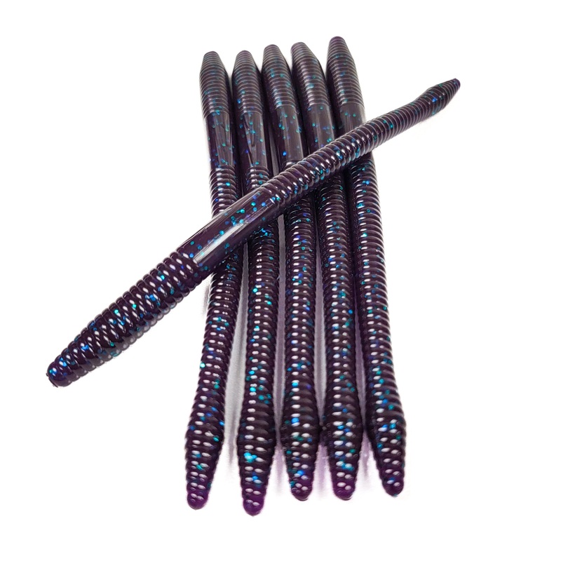 Junebug 6.25 Diamond Tail Worm (6pk)