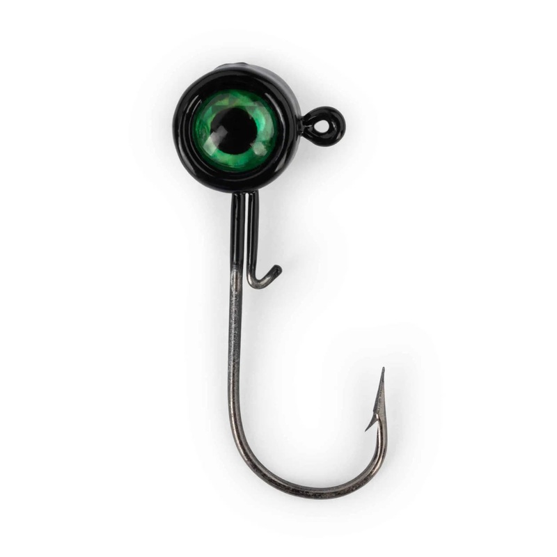 Crappie Jig Heads (8pk)|Black|Blue|Chartreuse|Green|Orange|Pink|White