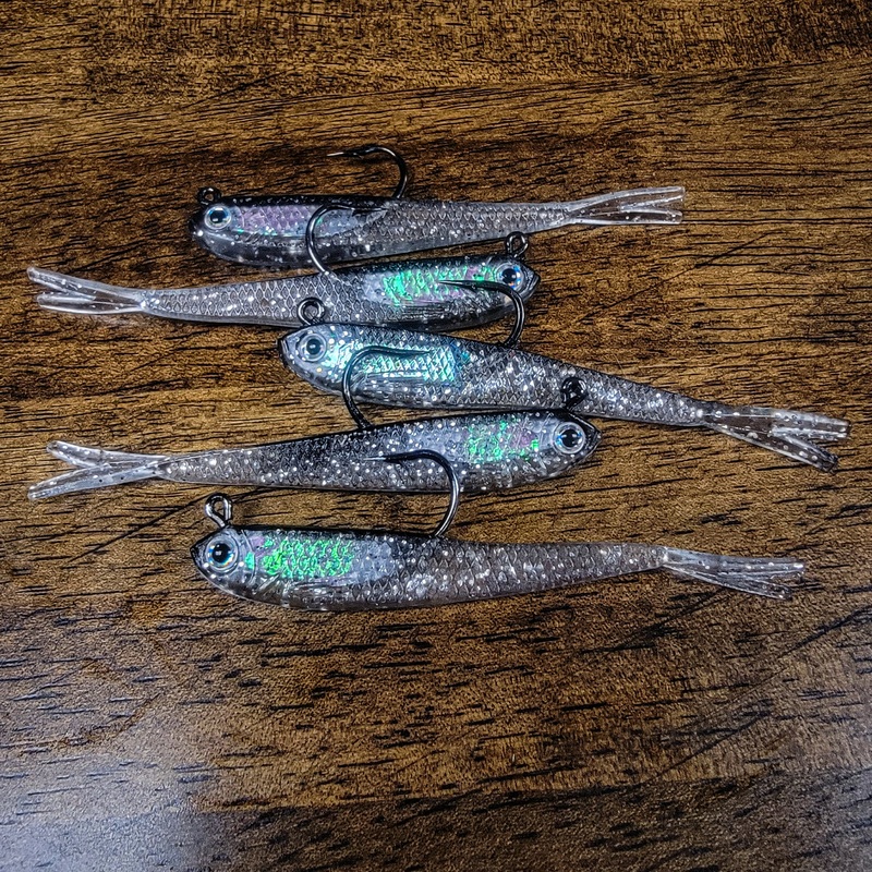 Weighted Toxic Hooker Minnow 2.75 (5pk)