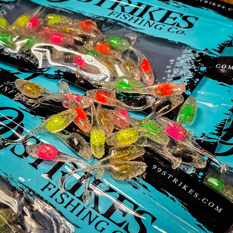 Assorted 2 Bubble Gut Paddle Minnow (20pk)